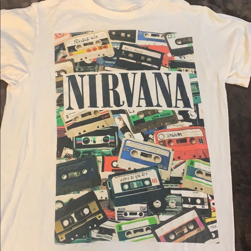 Nirvana Mix Tape t shirt